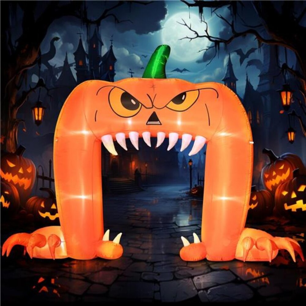 Halloween Inflatable Blow Up Decorations, 12FT Long 9FT Tall Spooky